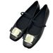 2026 Ballet Square Toe French Style One Strap Flat Granny Mary Jane Single Shoes Metal Decoration_vogvips.com