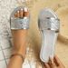 26 New Spring-summer Fashion Cross-border Plus-size Shiny Rhinestone Blingbling Hot-selling Women's Casual Sandals_vogvips.com