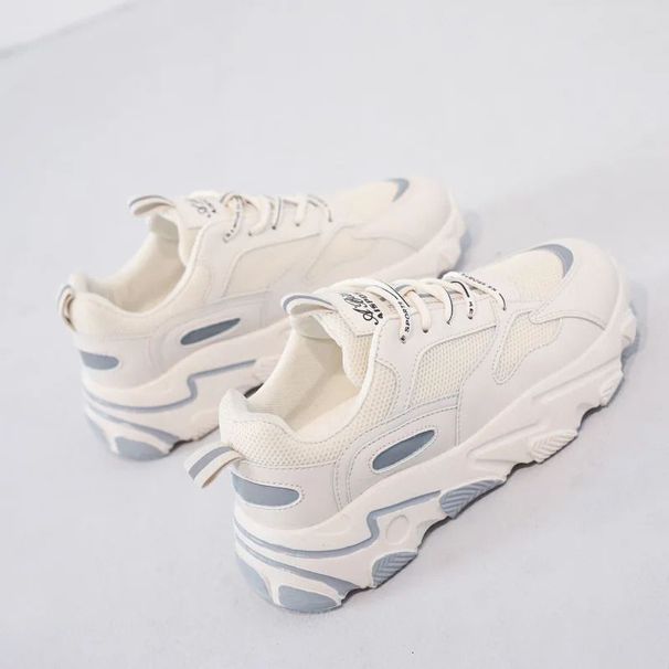 Youth Girls Casual Platform Sneakers Women Fashion Breathable Comfortable Chunky Tennis Increasing Height Running_vogvips.com