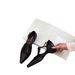 Women's 2026 Spring French Retro Hollow Pointed Mid-Heel Shallow Slip-On Sandals With Wedge Heel And Closed Toe_vogvips.com