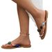 Women's Summer Fashion Outdoor Slippers, Korean Style Versatile Flat Flip-flops, Trendy Large Size For Women_vogvips.com