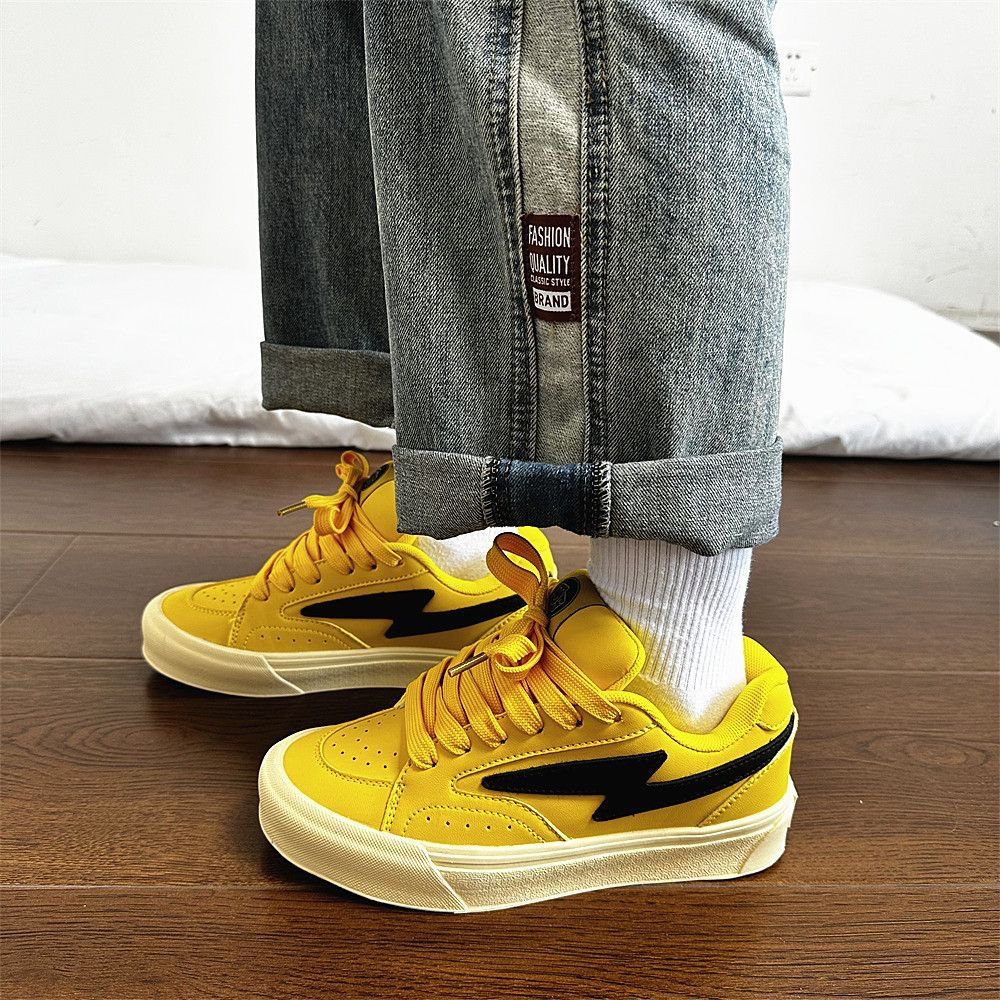Women's Korean Style Skateboard Shoes New Casual Fashion Trendy Street Style Versatile Sports Autumn Shoes_vogvips.com