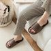 EVA Material Unisex Summer Solid Color Bathroom Shower For Couples, Home Use, Non-slip, Simple Soft-soled Slide Sandals_vogvips.com