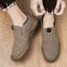 Spring Summer Casual Low Cut Waterproof Men's Labor Protection Shoes, Anti Slip And Wear-resistant, One Foot Lazy_vogvips.com