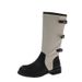 2026 Summer New Linen Contrast Color Wide Leg Long For Women, Chunky Heel, Dual-Wear Western Slouch Boots, Slimming_vogvips.com