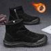 Winter Fleece-Lined High-Top Martin Boots For Men, Trendy Versatile Thickened Warm Cotton Shoes, Non-Slip Work Shoes For_vogvips.com