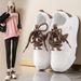 Little White Women Autumn New Breathable For Children Ins Korean Edition Versatile Thick Soled Sports Casual Board_vogvips.com