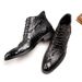 European Warm Series British Style Fashion Martin Mid-top Crocodile Pattern Embossed Lace-up Business Leather Men's Boots_vogvips.com
