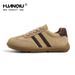Universal Suede Leather Training For Women 2026 New Spring And Autumn Retro Versatile Soft Sole Casual Shoes Flat_vogvips.com