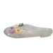 New Jelly Women, Korean Style, Fashionable For Outdoor Wear, Closed-toe Flat Sandals With Transparent Shoe Flower_vogvips.com