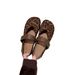 2025 Autumn New Comfortable Leopard Print Leather Mary Jane For Women, Versatile Soft Sole Retro Strap Shallow Single_vogvips.com