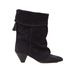Sheepskin Version ~ Niche Tassel Pointed Toe Flap Western Cowboy For Women Autumn Winter Short Slim Boots_vogvips.com
