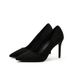 Autumn Nw Sud Stiltto Pointd High Hls Europan And Amrican Fashion Singl Black Profssional Work Shos_vogvips.com