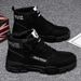 European Warm Series Martin Winter High Top Korean Style Waterproof Men's Snow Boots Thickened Fleece Cold-Proof Warm Cotton Shoes_vogvips.com