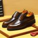 Thick Sole Height Icreasig Glossy Patet Poited Toe Me's Geuie Soft Leather Busiess British Style Sigle Shoes_vogvips.com