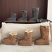 Sangpo Thick-Soled Mid-Calf Riding New Sheepskin Integrated Low-Calf High-Calf Buckle Style Women's Wool Snow Boots_vogvips.com