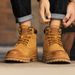 New Leather Spring Men's Shoes High-top Men's Heightening Tooling Martin Boots_vogvips.com