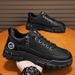 Summer 2026 Men's Sporty Platform Sneakers Versatile Korean Style Fashionable Casual Shoes Trendy_vogvips.com