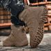 Outdoor High-top Boots Men Anti-slip Hiking Shoes Men Soft Durable Casual Lace-up Thick-soled Comfortable Combat Boots Men_vogvips.com
