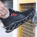 Men's Steel Toe Safety Work Shoes, Anti-Smashing Anti-Puncture, Breathable Fly Knit Upper, EVA Sole For Construction & Outdoor Working Sites_vogvips.com
