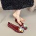 Jelly Shoes Flower Accessories Crystal Princess Transparent Sandals Korean Sandals Cave Shoes Rain Shoes_vogvips.com