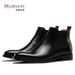 European Warm Series X60101 Martin Ankle British Mid-Top Genuine Leather Boots High-Top Men's Shoes_vogvips.com