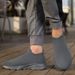 2025 New Large Barefoot Zhongbang Socks, Wide Edition Flyknit Sports Shoes, Men's Set Feet, Mesh Shoes_vogvips.com