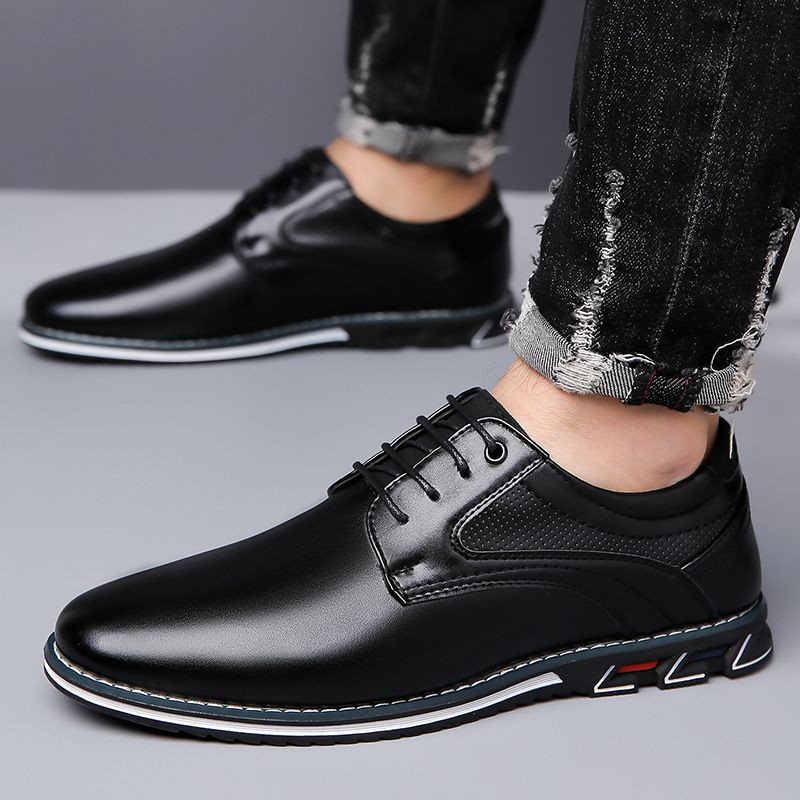 Men Business Shoes Slip On Party Men Shoes Comfortable PU Leather Shoes For Man Wedding Dress Shoes For Male Zapatos Hombre38-53_vogvips.com