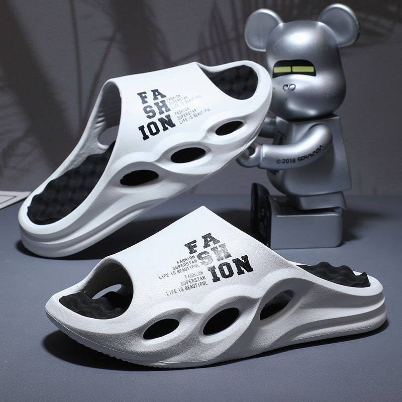 Thick Soled With A Feeling Of Stepping On Poop Men In Summer, Suitable Outdoor Wear Sports, Cool Slippers For Home_vogvips.com