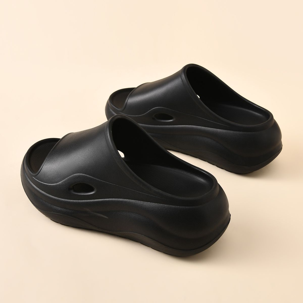 Women's Slippers Women's Platform Flip Flops Breathable Comfortable Thick Soled Non Slip Indoor Outdoor Stylish Height Increasing Shoes_vogvips.com