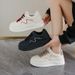 Minimalist White Platform Shoes - Spring Sneakers (Air Cushion+Non-Slip) | Slip-Resistant Comfort Walking Shoes_vogvips.com