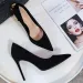 SHLIANG Pumps Sexy Suede Ponited Toes High Heels Fashion Office Stiletto Party Black Wedding Female Comfort Women Shoes_vogvips.com