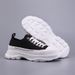 The Black And White Canvas Sponge Shoes Can Be Worn All Year Round. The Thick-soled Ones Show Your Proportion And Are Suitable For Both Men And Women_vogvips.com