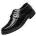Euro Step Business Formal Casual British Style Groom Groomsman Height Increasing Suit Black High-end Wedding Leather Shoes Men_vogvips.com