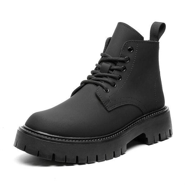 Martin Boots Long Tube Tooling High Street Soft Leather Tooling Locomotive Wind Heightened Boots_vogvips.com