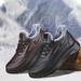 Winter Oversized Cotton Shoes For Men, Warm And Plush Casual Leather Shoes, Anti Slip Middle-aged And Elderly Casual Sports Shoes_vogvips.com