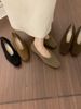 French Flat Footed Warm And Fluffy Cotton Scoop Shoes, Korean Version Versatile Hairy Shoes For Women's Outdoor Wear, Autumn And Winter Bean Shoes_vogvips.com