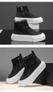 Men's Shoes 25 Autumn New Style Leather Shoes Men's High-top Casual Board Shoes_vogvips.com