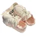 Womens Pink White Gradient Platform Sneakers With Classic Design Chunky Laces_vogvips.com