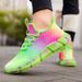 Live Streaming Gradient Color Trend Casual Sports For Men And Women, Couples, Flying Woven Mesh S, Popcorn Running_vogvips.com