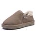 Real Leather Snow Boots, Women's Short Tube Boots, Bread Shoes, Snow Cotton Shoes, 2025 New Model, One Foot Thick Sole_vogvips.com