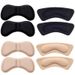 High Heel Heel Pads Sponge Anti Friction Foot Pads Foam Thickened Heel Half Size Pad Leather Shoe Heel Pad_vogvips.com