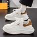 2025 Spring New Breathable White Men's Versatile Thick Soled Sports Casual Dad Trendy Shoes_vogvips.com