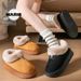 Cotton Slippers Women Winter Simple Can Wear Outside With Snow Boots With Thick Warm Couple Cotton Shoes_vogvips.com