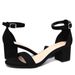 In-stock High-heeled 2025 Summer Sandals European American Large Size Open-toe Chunky Heel Black Women's Shoes_vogvips.com