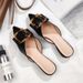 Women's Open-toe Mules 2026 Summer New Style Pointed Toe Flat-soled Slip-on Lazy Shoes Without A Heel_vogvips.com