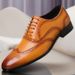 Euro Step New Large Size Men's Brogue Carved Business Formal Fashion British Casual Leather Shoes For Men_vogvips.com