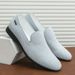 Plus-size Men's Simple And Breathable Loafers 2025 Spring And Autumn New Men's Business Casual Loafers_vogvips.com