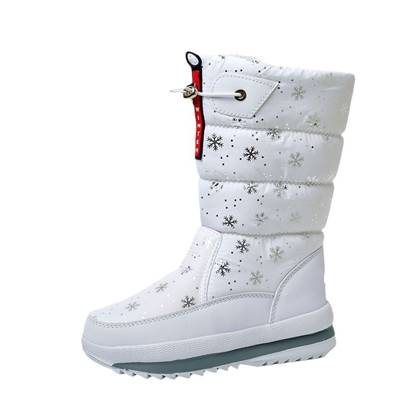 NEW Winter Snow Boots, ,Women's Warm Cotton Shoes, Women's Thick-soled And Fleece High-top Cold-proof Shoes_vogvips.com