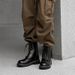 Tall Tube Strap Thick Sole Heightening Martin Boots Retro Tooling Boots Long Tube Outdoor Locomotive Boots_vogvips.com